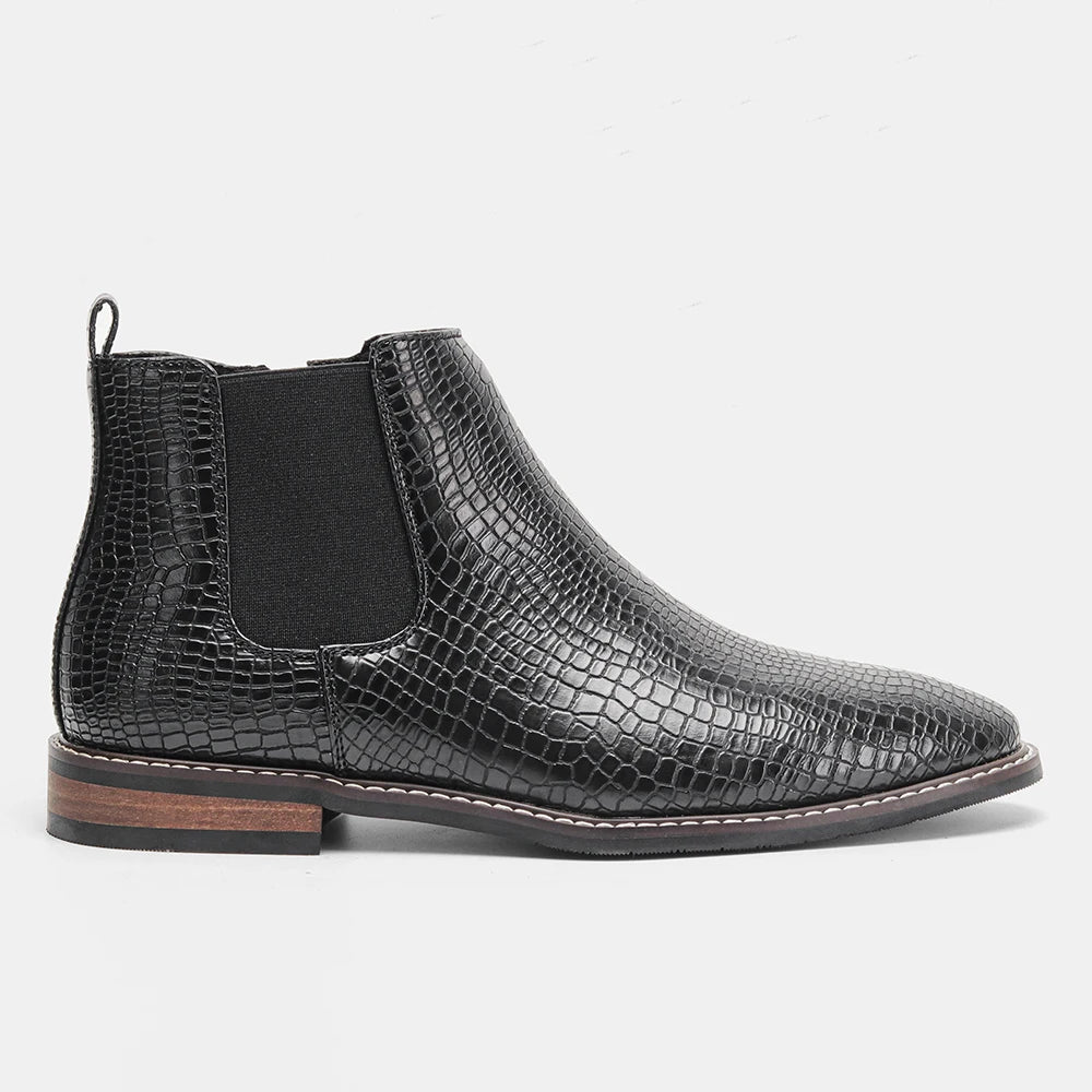 The Sterling — Croc Black