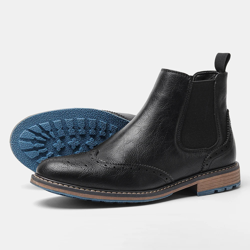 The Fairfax — Brogue Chelsea Boot