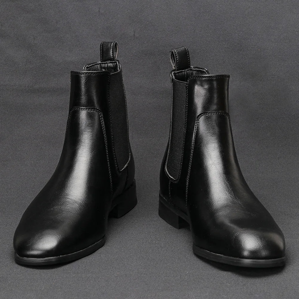 The Blackstone — All-Black Chelsea Boot