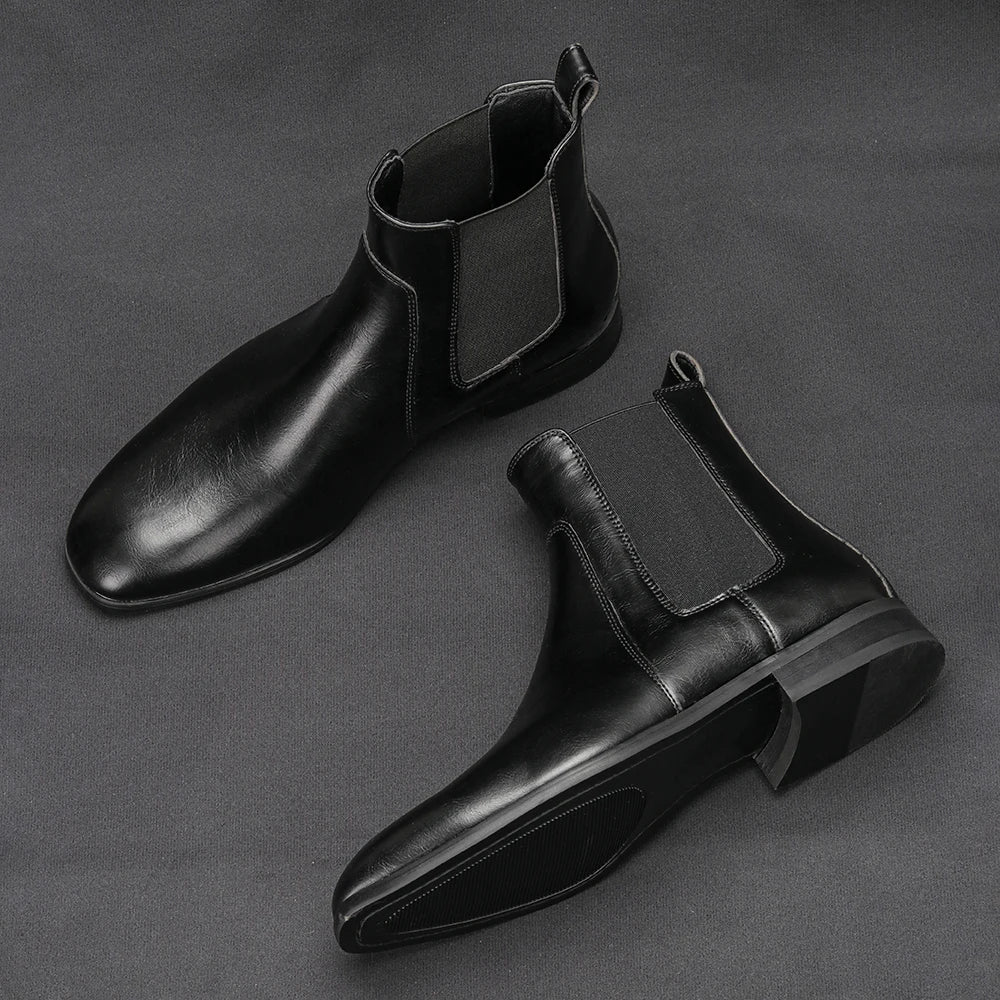 The Blackstone — All-Black Chelsea Boot