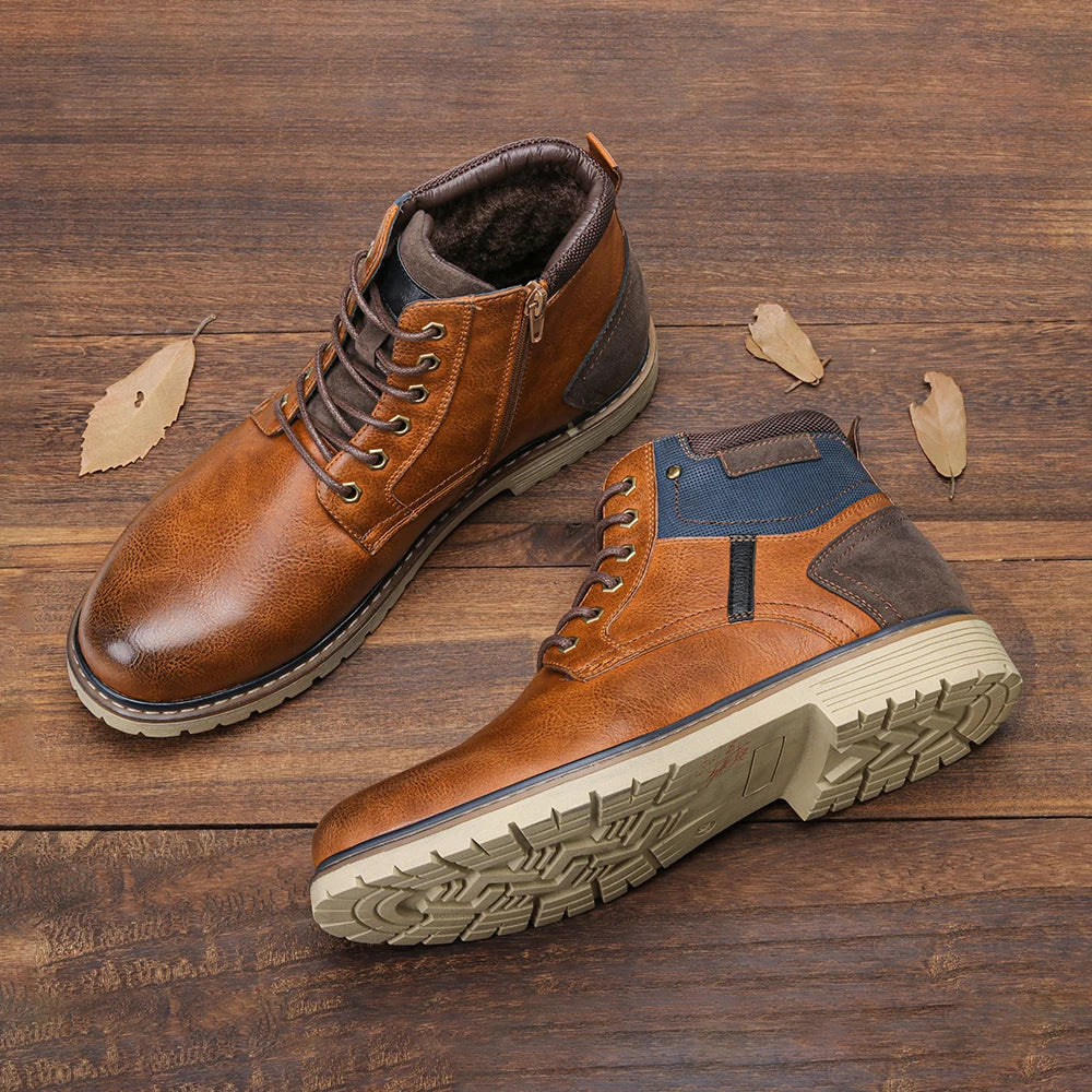 The Coleridge — Sherpa-Lined Lace-Up Boot