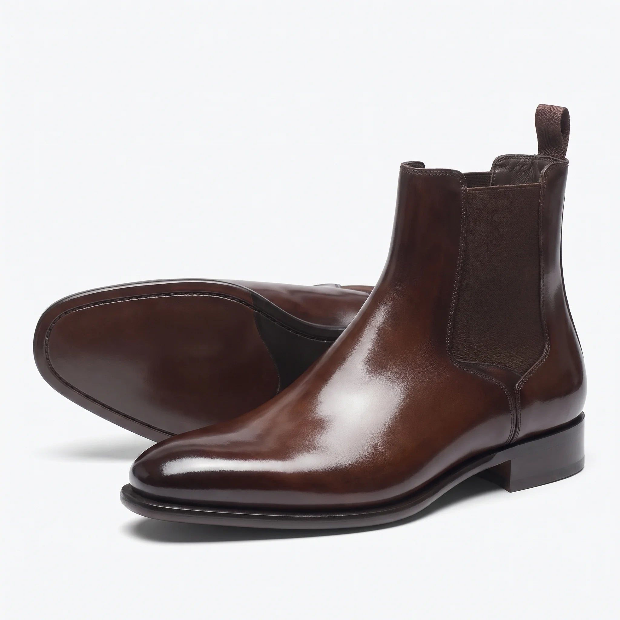 The Alderman — Burnished Leather Chelsea Boot